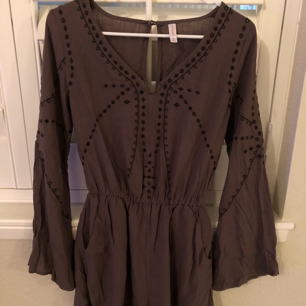Never worn army green romper